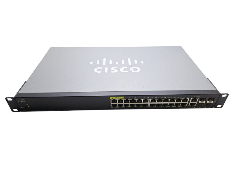 Cisco SG350-28MP-K9 V03 | 28-Port Gigabit PoE Managed Switch | 4x SFP