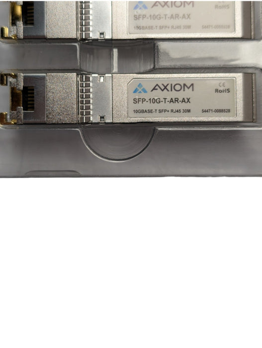 AXIOM 10GBASE-T SFP+ RJ45 Connector Transceiver SFP-10G-T-AR-AX Q-