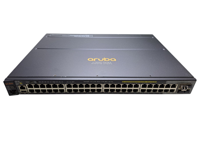 HP J9729A Aruba 2920-48G-POE+ Switch w/ J9733A Module & 1x PSU