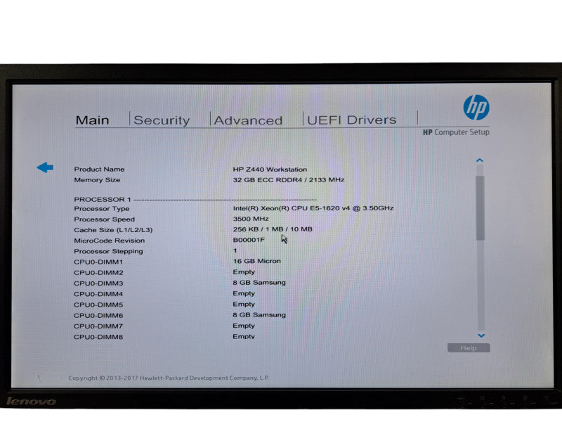 HP Z440 Workstation | Xeon E5-1620 v4 @3.50GHz, 32GB DDR4, Quadro K2200