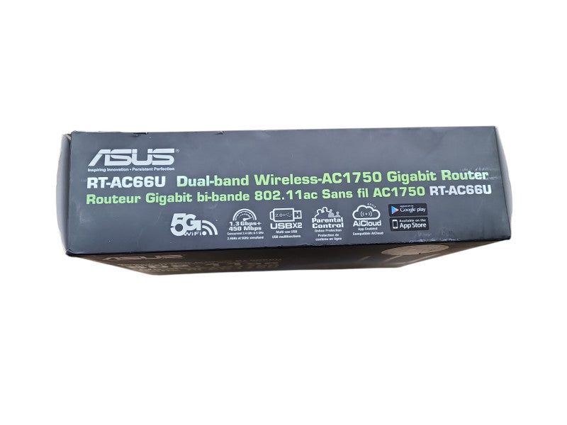 ASUS RT-AC66U Dual-Band Gigabit Router 802.11ac Wireless-AC1750