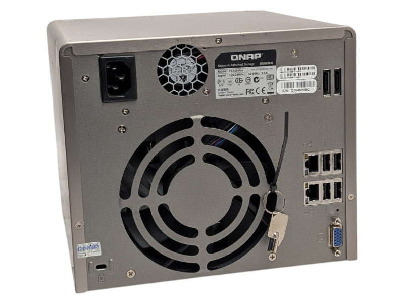 QNAP Network Attached Storage TS-559 Pro with 2x 4TB HDDs  -