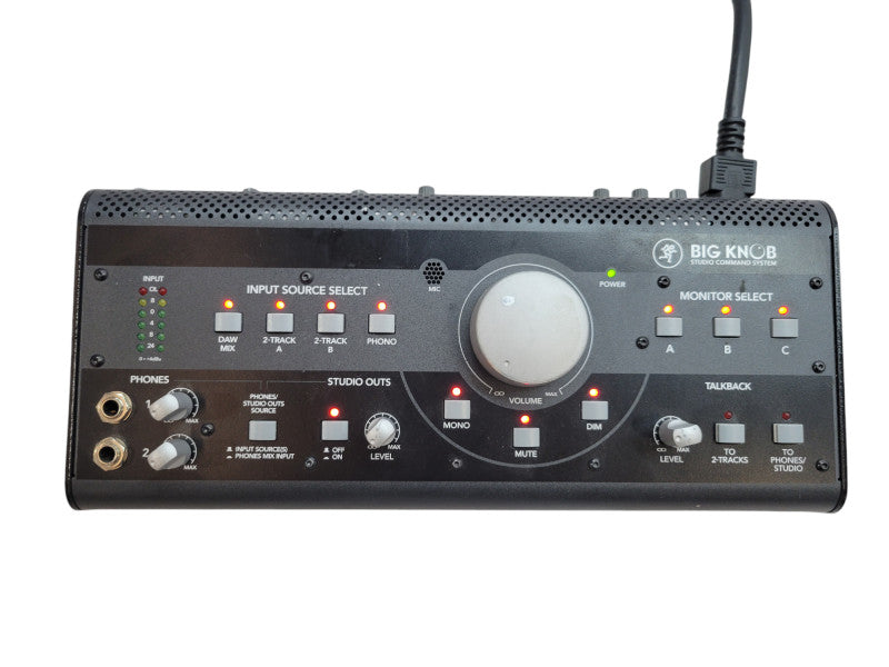 Mackie Big Knob Studio Command System Desktop Audio Control Center %