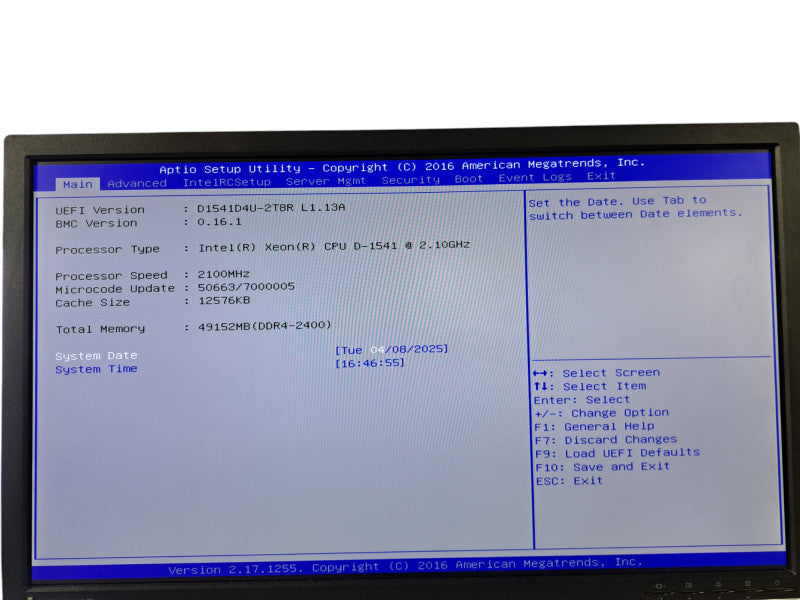 Datto Siris 3 1U Server S3P4000 | Xeon D-1541@2.10GHz, 48GB DDR4, No HDD's