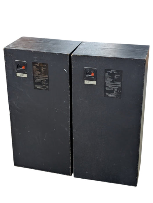 Pair of 2 Technics 3 Way Speakers Model SB-A10 READ for repair  -