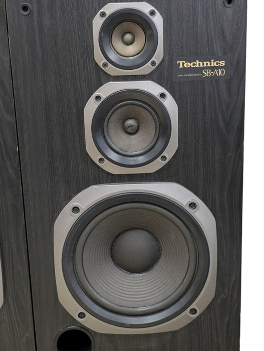 Pair of 2 Technics 3 Way Speakers Model SB-A10 READ for repair  -