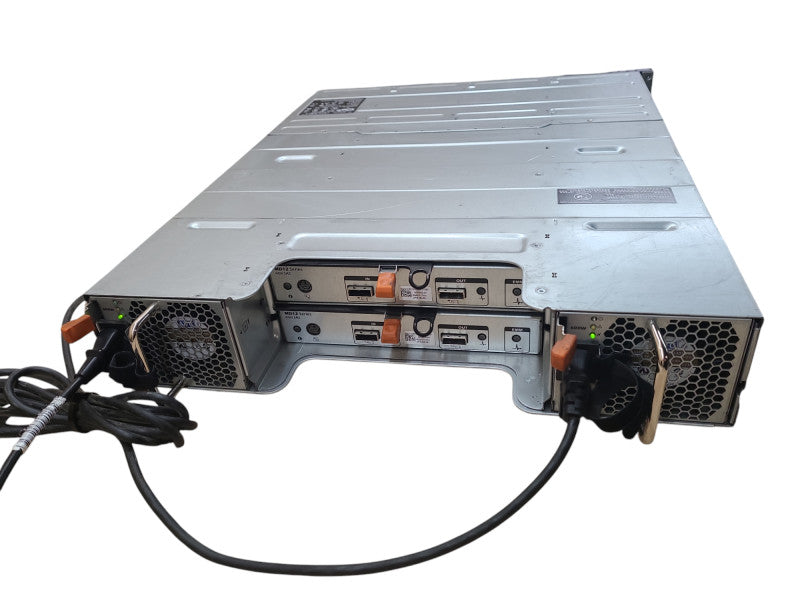 Dell PowerVault MD1200 Storage Array 2x MD12 SAS Controller No HDDs