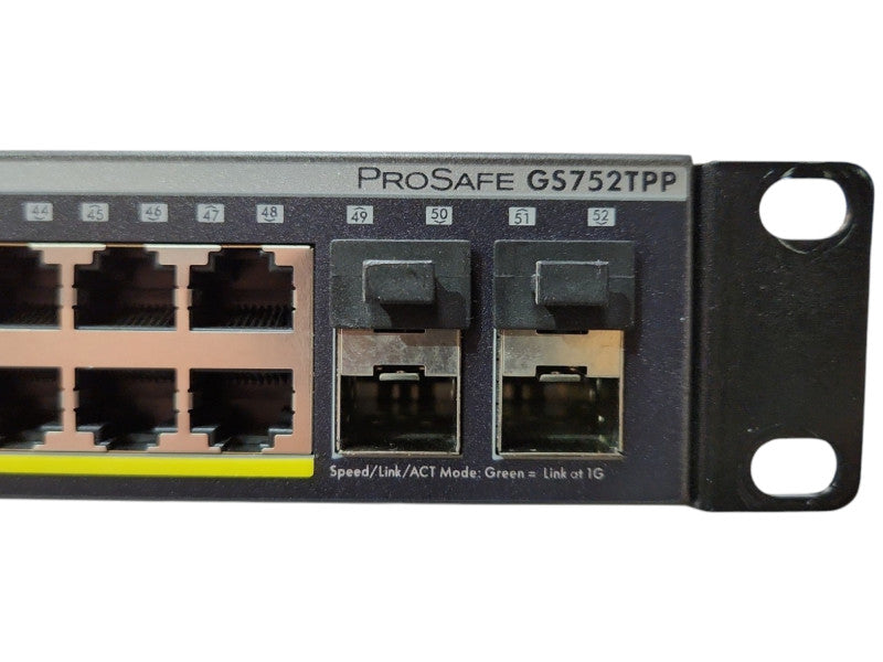 Netgear GS752TPP 48-Port Gigabit PoE + Smart Managed Pro Switch w/ 4 SFP
