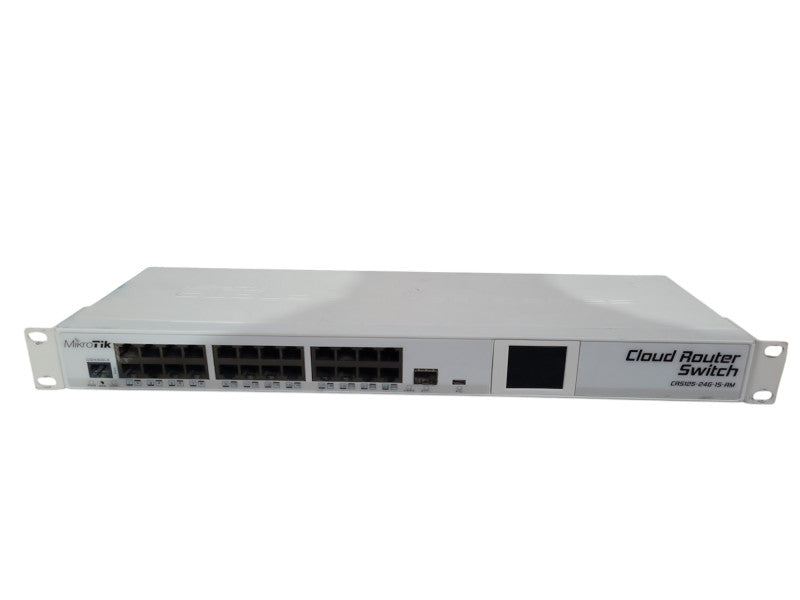 MikroTik Cloud Router Switch CRS125-24G-15-RM Port Ethernet Switch !