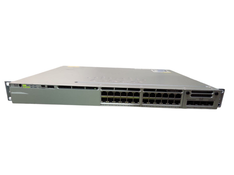 Cisco Catalyst WS-C3850-24T-S 24-Port Gigabit Managed Switch C3850-NM-4-1G