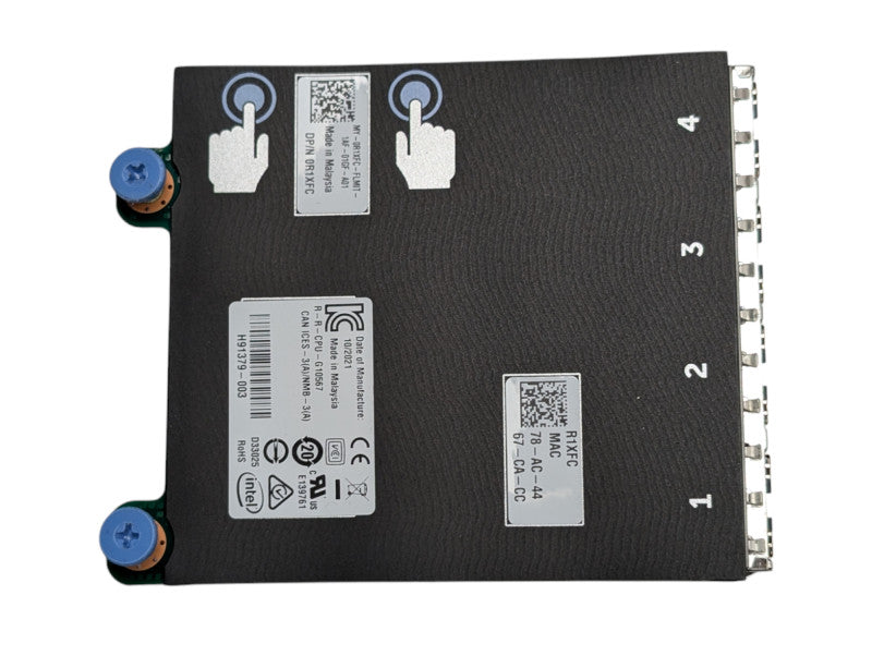 Dell 0R1XFC Quad Port Gigabit Ethernet Card R1XFC R620 R720 R820 DELL RNDC  Q-