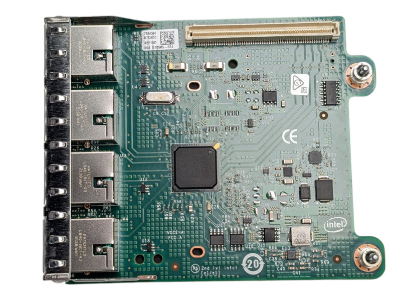 Dell 0R1XFC Quad Port Gigabit Ethernet Card R1XFC R620 R720 R820 DELL RNDC  Q-