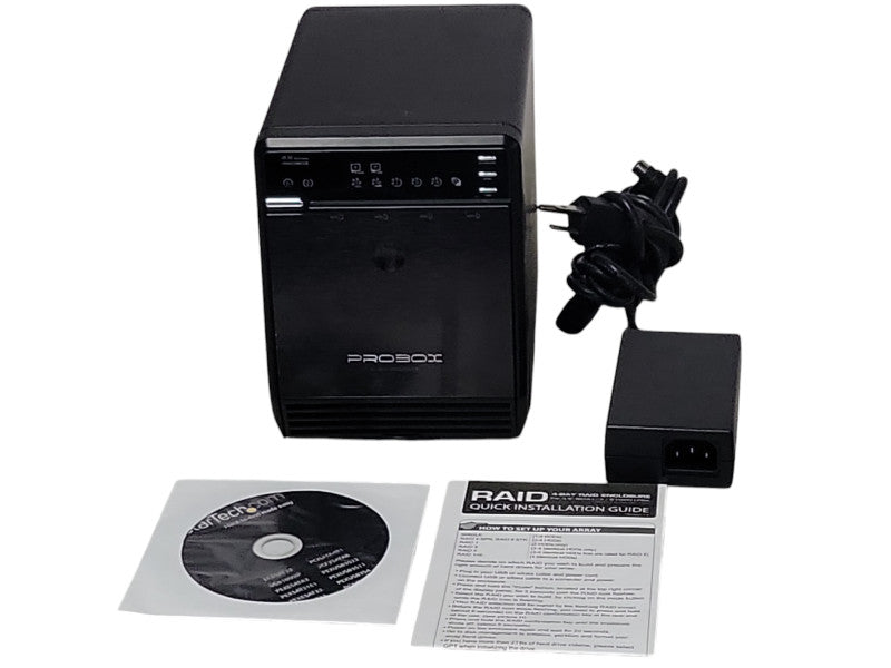 Media Sonic probox 4-Bay External Enclosure with 4x 2TB HDDs, READ _