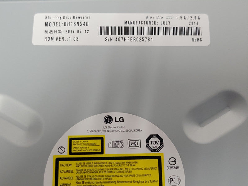 Open-Box LG blu-Ray Disc Rewriter BH16NS40 Q_