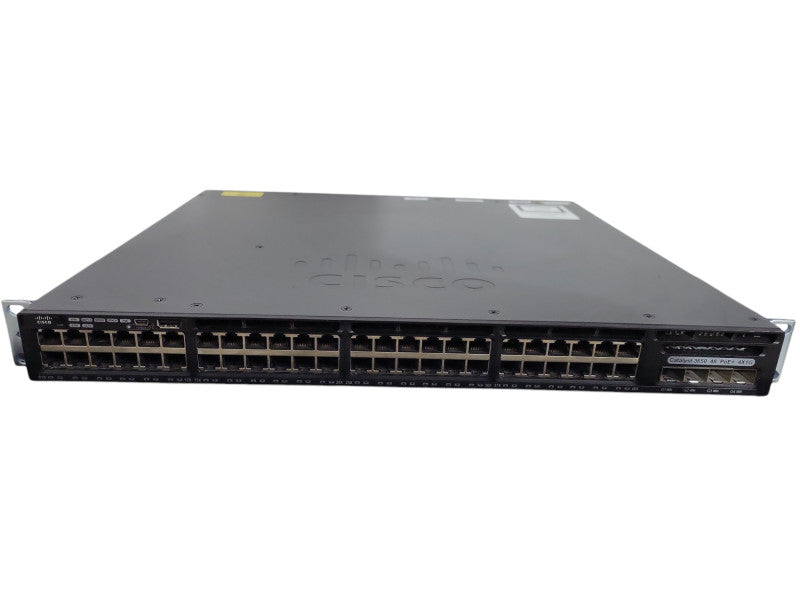 Cisco WS-C3650-48PS-E, 48-Port Gigabit PoE+ Switch, 4x SFP !