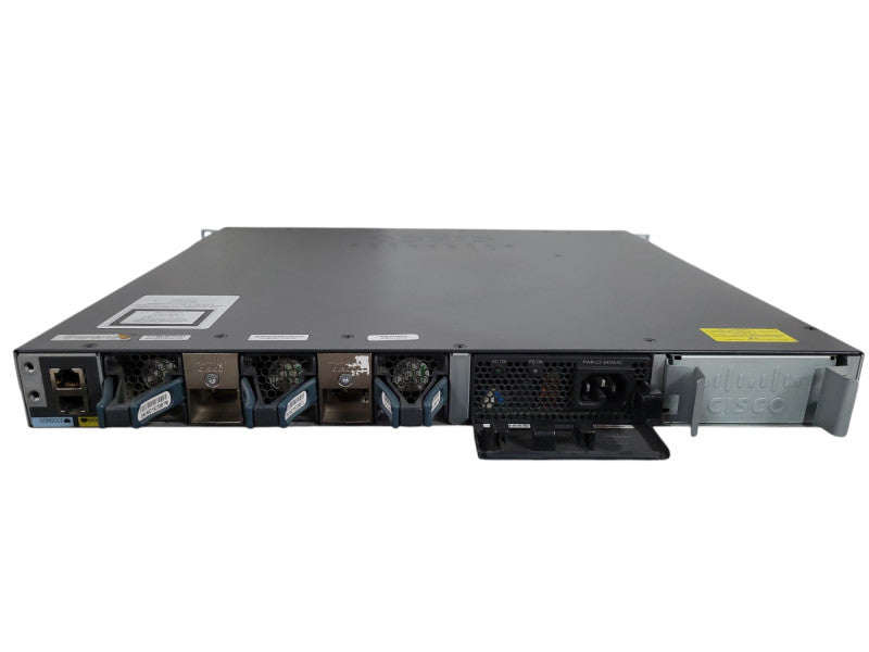 Cisco WS-C3650-48PS-E, 48-Port Gigabit PoE+ Switch, 4x SFP !