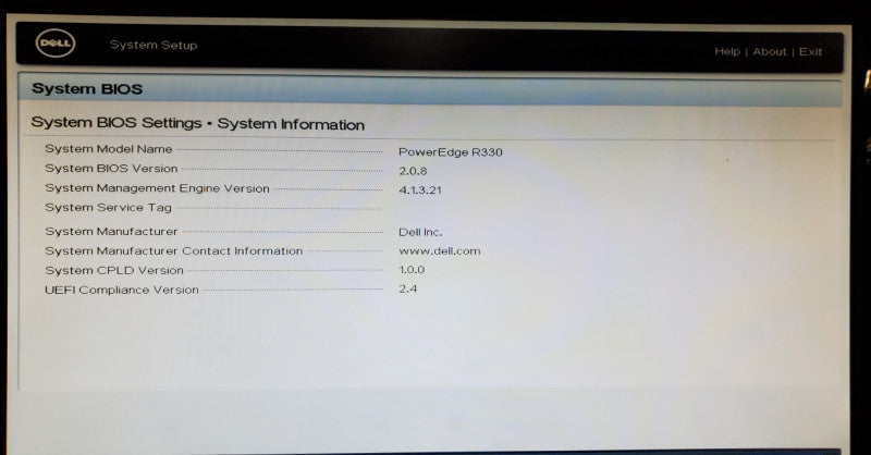 Dell PowerEdge R330 1x Xeon E3-1220 v5 64GB DDR4 H730 - No HDD