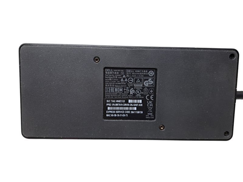 Dell WD22TB4 Thunderbolt 4 Docking Station w/ 180W Power Adapter