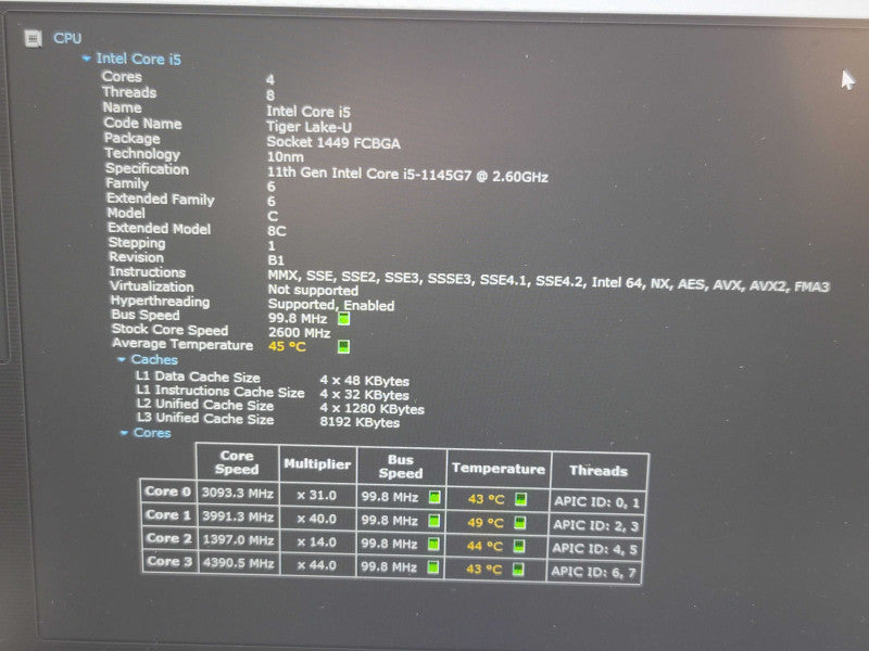 HP ZBook Firefly 14 i5-1145G7 16GB DDR4 256GB SSD  β Lap200