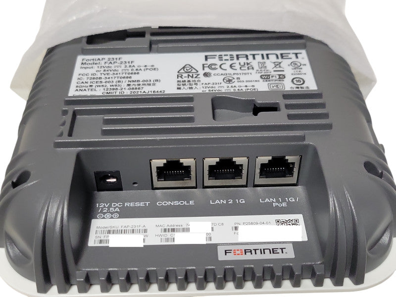 Open-Box Fortinet FortiAP 231F FAP-231F-A Wireless Access Point Wi-Fi 6 _