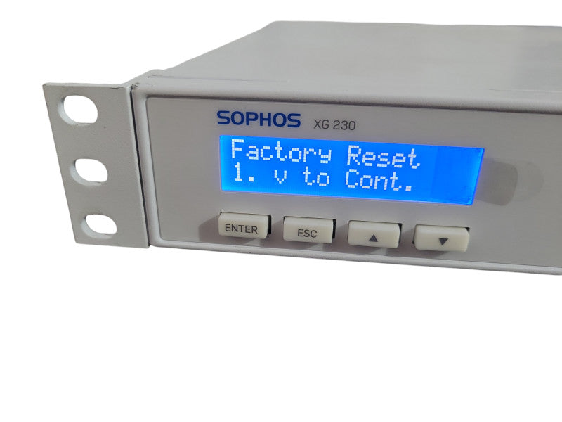 Sophos XG 230 Rev2 Firewall Security Appliance, Factory Reset !