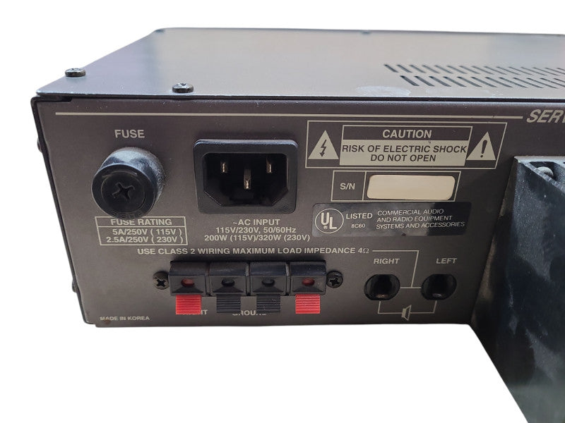 Samson Servo 150 | 2-Channel 75W Studio Power Amplifier