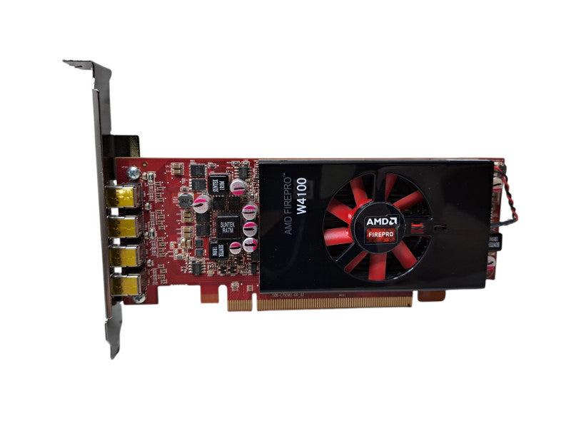 AMD FirePro W4100 2GB GDDR5 Graphics Card | 4x MiniDP High Profile Q