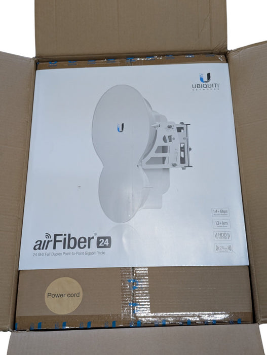 Ubiquiti airFiber 24 AF-24 Radio Full Duplex Point-to-Point Multi Gig 24GHz -