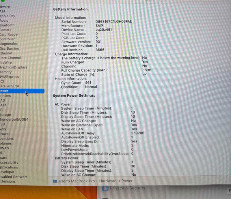 Apple MacBook Pro 13" 2017 i5-7360U 8GB RAM 128GB SSD No Power Adapter
