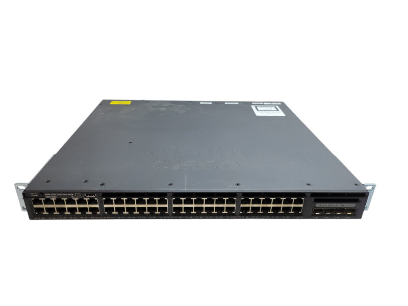 Cisco WS-C3650-48PS-E V02 | 48-Port Gigabit PoE+ Switch + 4x1G SFP Q%