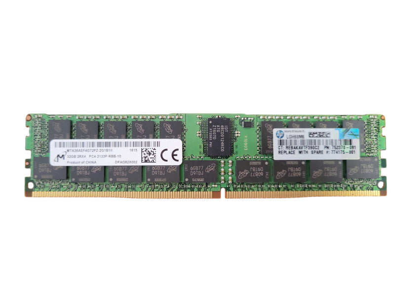 Micron 32GB 2RX4 PC4-2133P-RBB-10 Server Ram Q!