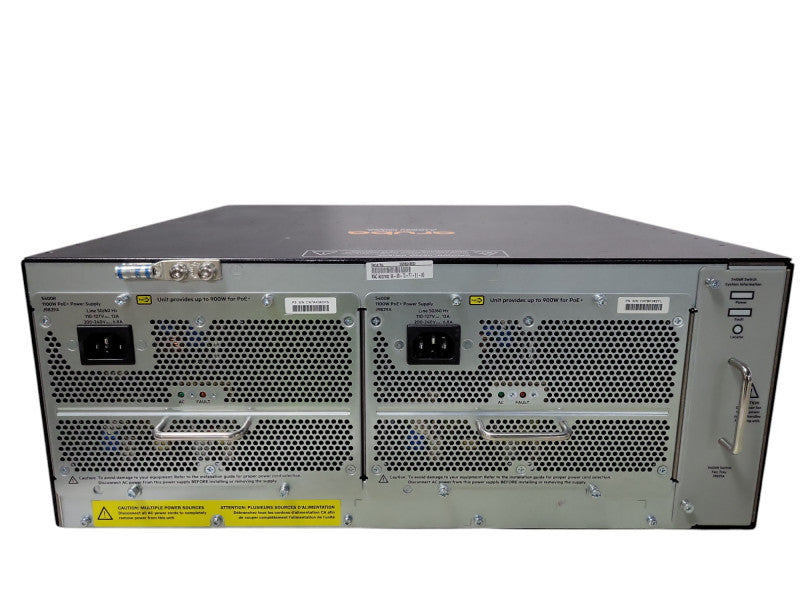 Aruba 5406R zl2 Switch J9850A w/ 5x J9534A 1x J9548A 1x J9827A, 2x PSU SEE  _