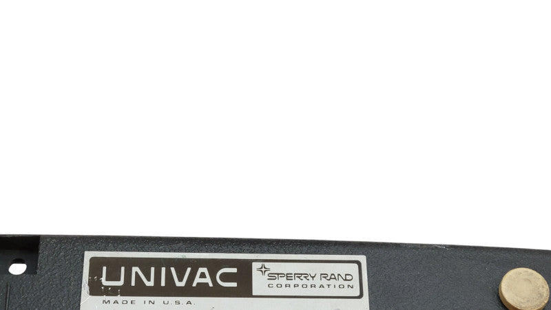 UNIVAC Sperry Rand Corporation Supervisory Control Console Keyboard (READ) %
