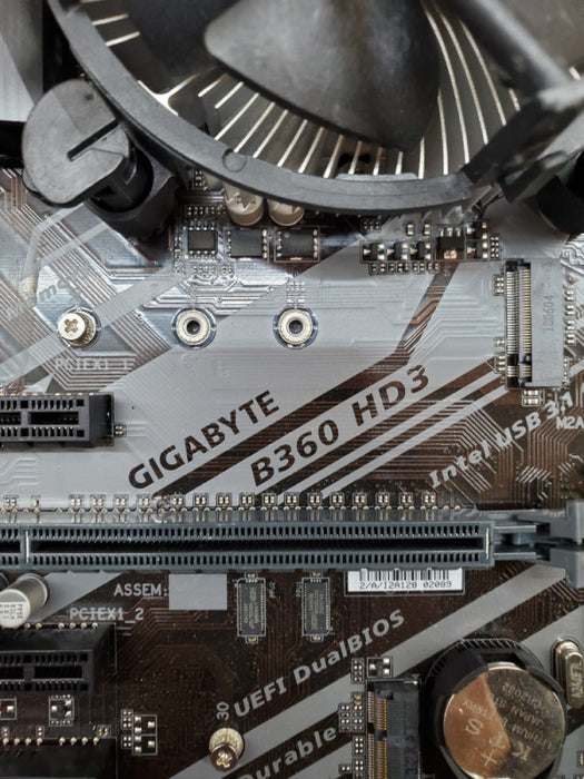 Gigiabyte B360 HD3 Motherboard LGA1151 - No CPU/RAM