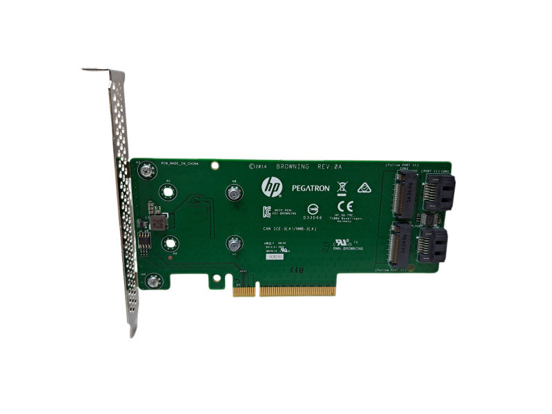 HP Dual Drive SATA M.2 PCIe Riser Card 759505-001 Full Height