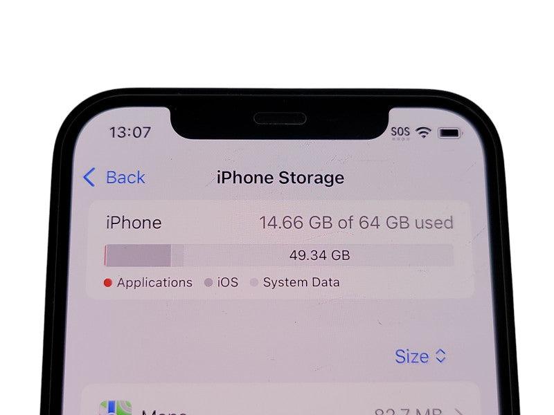 Apple iPhone 12 - 64GB - Black [A2402] (