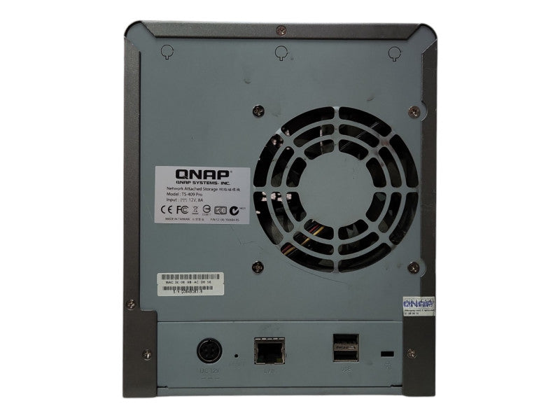 QNAP TS-409 Pro 4-Bay NAS, No HDD & Caddies, READ