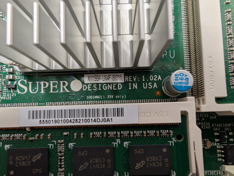 Supermicro CSE-504 Low Power Server X11SBA-LN4F-SI011 Intel N3710 8GB RAM   -