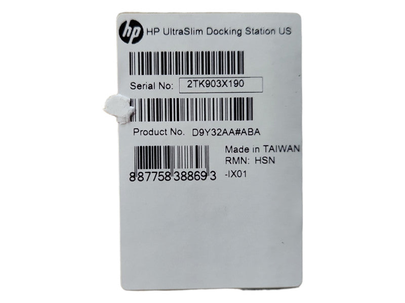 *NEW SEALED* HP Ultra Slim Docking Station US, Product No: D9Y32AA#ABA Q