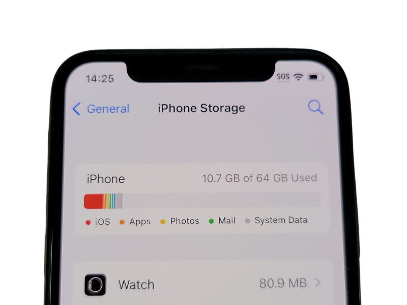 Apple iPhone X - 64GB - Silver [A1901] (