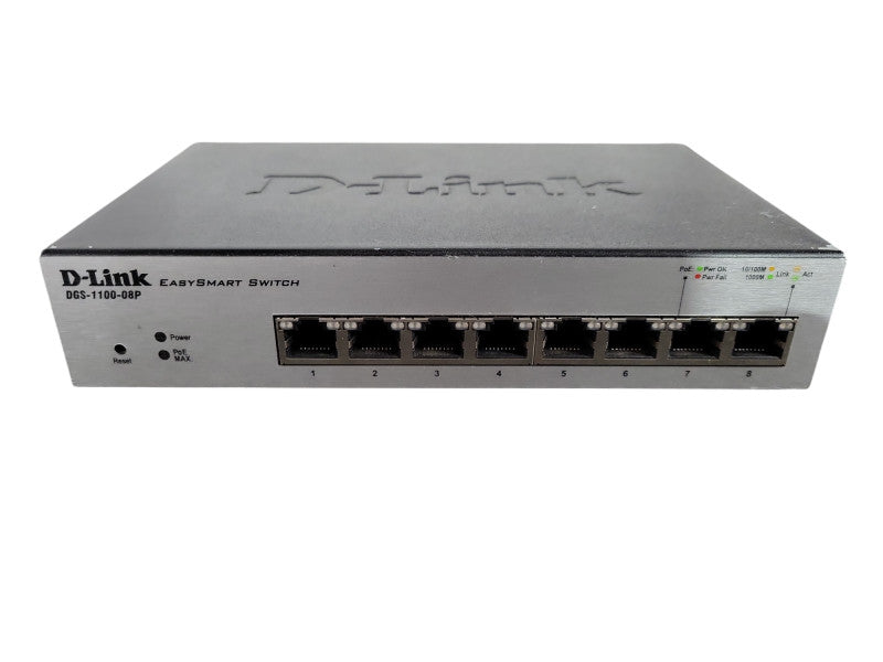 D-Link 8-Port Gigabit PoE Smart Managed Switch (DGS-1100-08P) !
