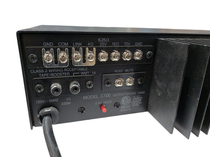 Bogen Classic Series 100 Watt Public Address Amplifier Model: C-100 =