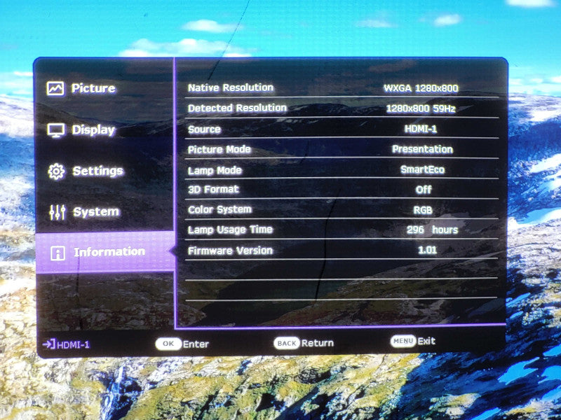 BenQ WXGA Business Projector For Presentation | MW612 No remote $