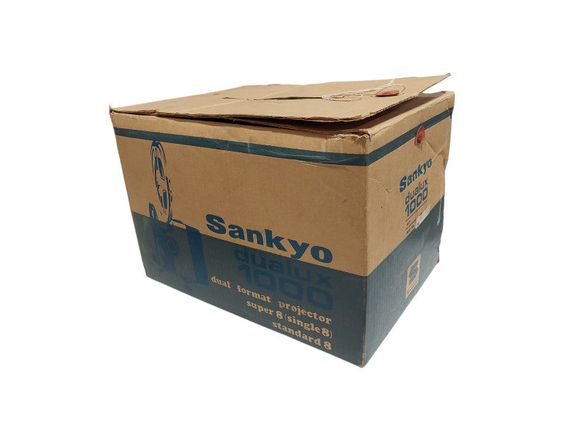 Vintage Sankyo Dualux 1000 Dual Format Super 9 Projector Standard 8 =