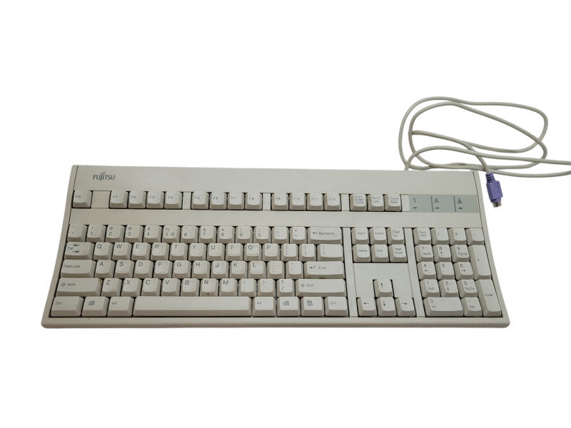 Vintage Fujitsu Keyboard FKB8720 Series (8729) PS/2 Q%