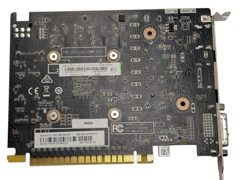 NVIDIA ZOTAC GeForce GTX 1050 2GB Graphics Card  -