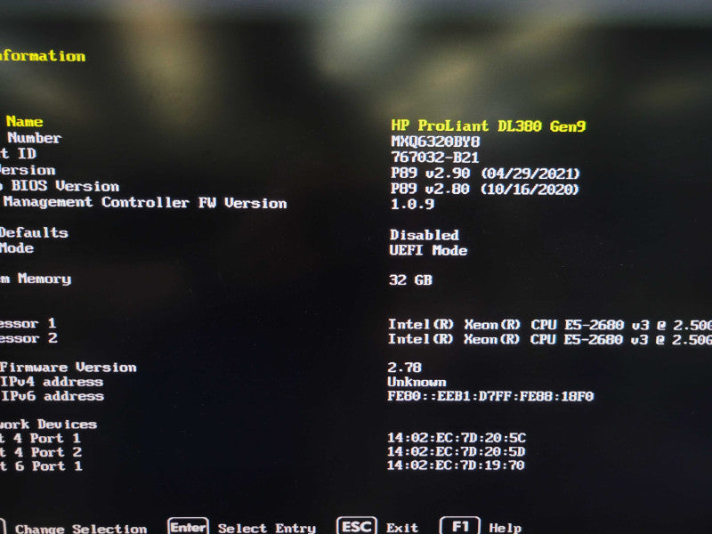 HP ProLiant DL380 Gen9 - 2x Xeon E5-2680 v3 32GB DDR4 P840 B140i 2x 800w %