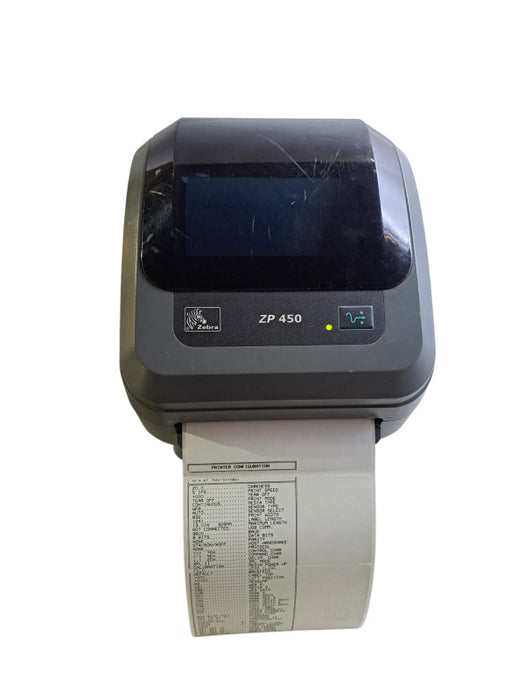 Zebra ZP 450 Thermal Label Printer w/ Power Base | ZP450-0101-0001