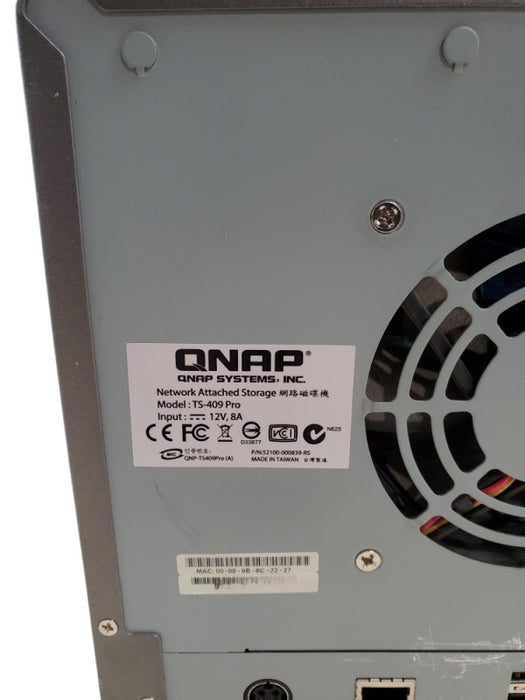 QNAP TS-409 Pro 4-Bay NAS - No HDD *READ*