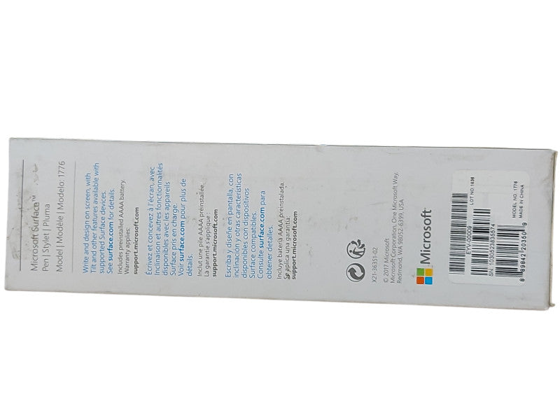 Genuine Microsoft Surface Pen 1776 - Platinum silver EYV-00009